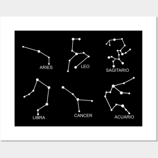 Constellation Pattern Posters and Art